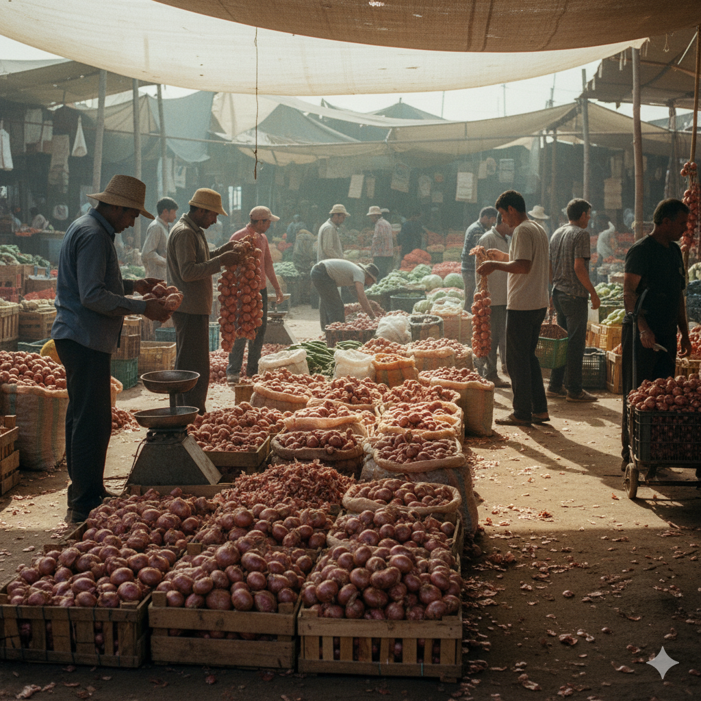 Image for Lasalgaon Daily Onion Market Update in category Agriculture